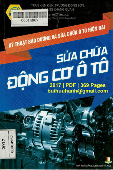 Sửa Chữa Động Cơ Ô Tô (NXB Bách Khoa 2017) - Trần Kiện Kiện, 369 Trang