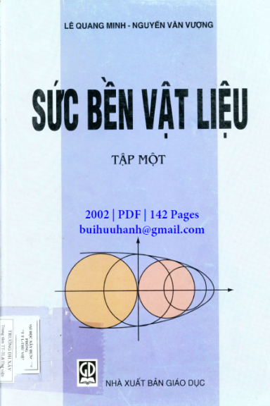 Sức Bền Vật Liệu Tập 1 (NXB Giáo Dục 2002) - Lê Quang Minh, 142 Trang