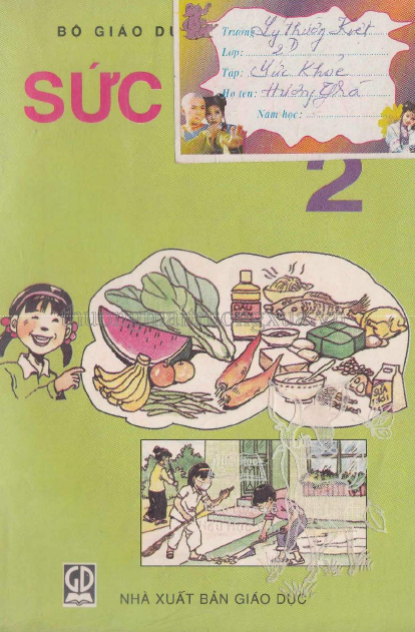 Sức Khỏe 2 (NXB Giáo Dục 2001) - Phạm Năng Cường, 40 Trang