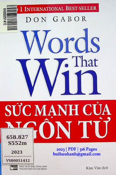 Sức Mạnh Của Ngôn Từ (NXB Tổng Hợp 2023) - Don Gabor, 316 Trang