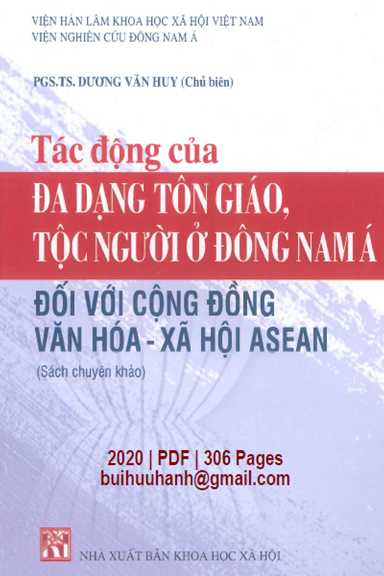 Tác Động Của Đa Dạng Tôn Giáo, Tộc Người Ở Đông Nam Á Đối Với Cộng Đồng Văn Hóa-Xã Hội ASEAN