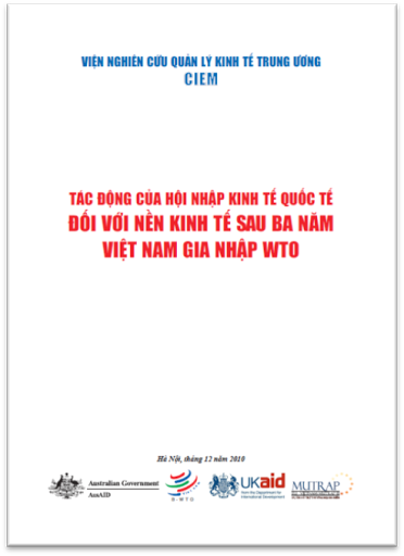 Tác Động Của Hội Nhập Kinh Tế Quốc Tế Đối Với Nền Kinh Tế Sau 3 Năm Việt Nam Gia Nhập WTO