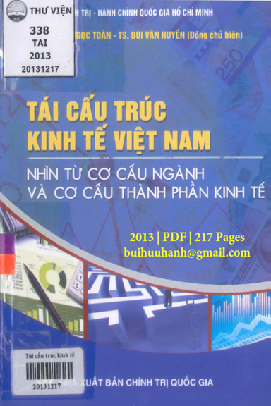 Tái Cấu Trúc Kinh Tế Việt Nam (NXB Chính Trị 2013) - Nguyễn Ngọc Toàn, 217 Trang