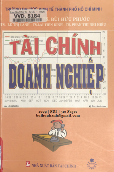 Tài Chính Doanh Nghiệp (NXB Tài Chính 2009) - Bùi Hữu Phước, 510 Trang