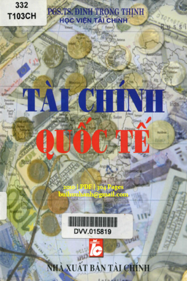 Tài Chính Quốc Tế (NXB Tài Chính 2010) - Đinh Trọng Thịnh, 303 Trang