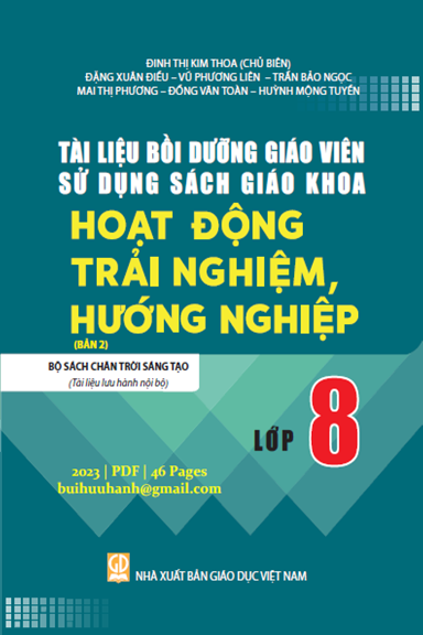 Tài Liệu Bồi Dưỡng Giáo Viên Sử Dụng Sách Giáo Khoa Lớp 8-Hoạt Động Trải Nghiệm, Hướng Nghiệp