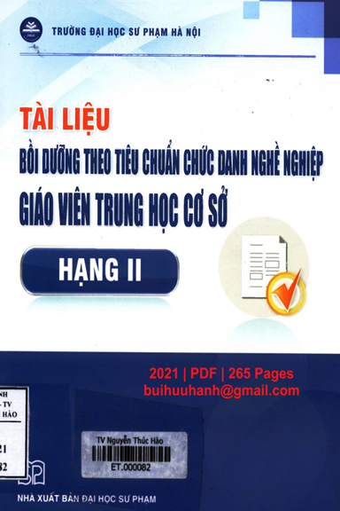 Tài Liệu Bồi Dưỡng Theo Tiêu Chuẩn Chức Danh Nghề Nghiệp Giáo Viên Trung Học Cơ Sở Hạng II