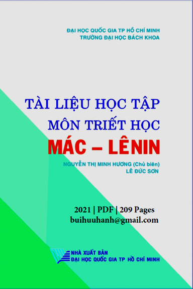 Tài Liệu Học Tập Môn Triết Học Mác-Lênin (NXB Đại Học Quốc Gia 2021) - Nguyễn Thị Minh Hương