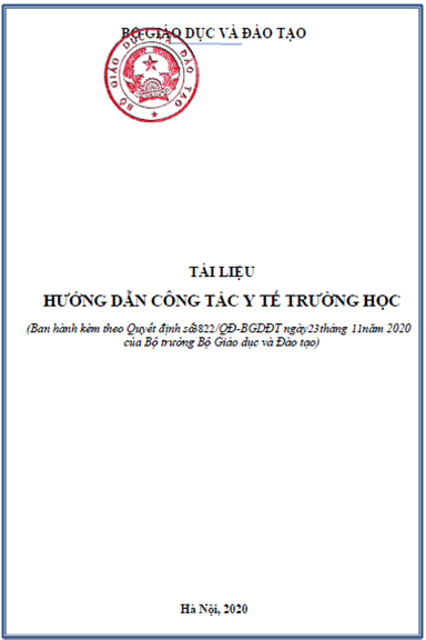 Tài Liệu Hướng Dẫn Công Tác Y Tế Trường Học (NXB Hà Nội 2020) - Nhiều Tác Giả, 76 Trang