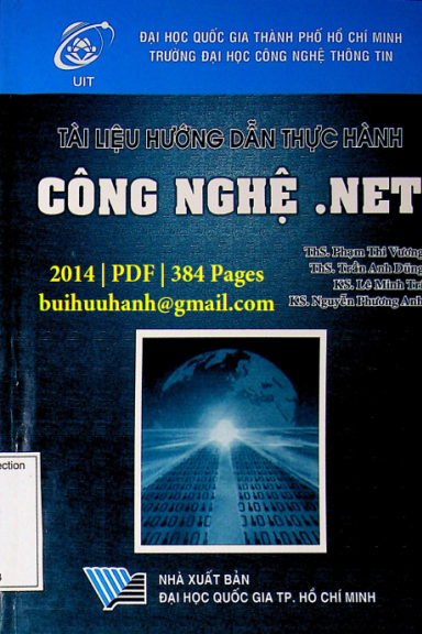 Tài Liệu Hướng Dẫn Thực Hành Công Nghệ .NET (NXB Đại Học Quốc Gia 2014) - Phạm Thi Vương, 384 Trang