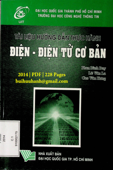 Tài Liệu Hướng Dẫn Thực Hành Điện-Điện Tử Cơ Bản (NXB Đại Học Quốc Gia 2014) - Phan Đình Duy