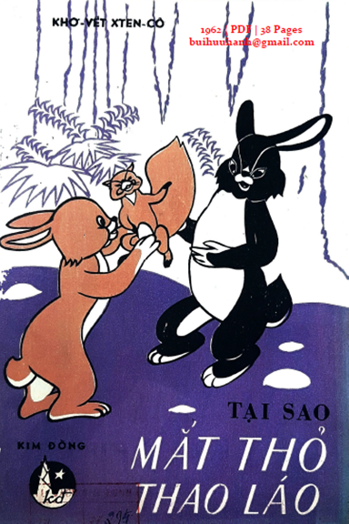 Tại Sao Mắt Thỏ Thao Láo (NXB Kim Đồng 1962) - Khơ Vết Xten Cô, 38 Trang
