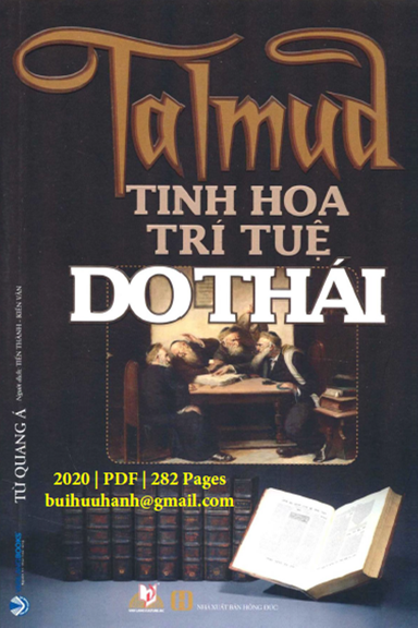 Talmud Tinh Hoa Trí Tuệ Do Thái (NXB Hồng Đức 2020) - Từ Quang Á, 282 Trang