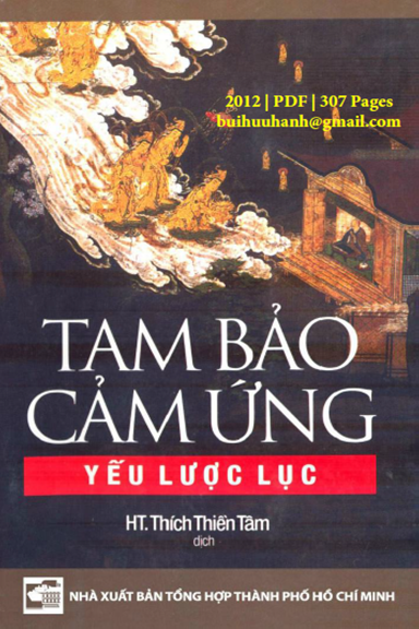 Tam Bảo Cảm Ứng Yếu Lược Lục (NXB Tổng Hợp 2012) - Thích Thiền Tâm, 307 Trang