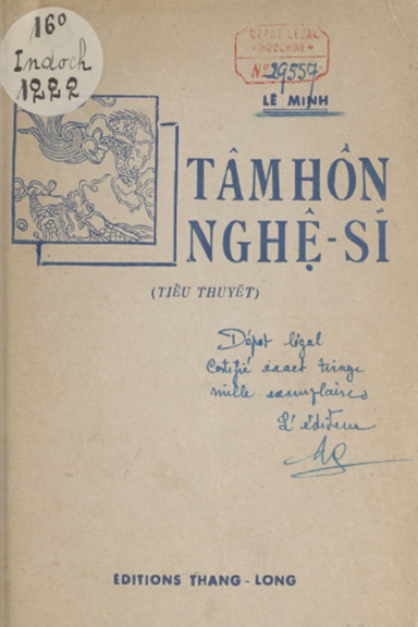 Tâm Hồn Nghệ Sĩ (NXB Thăng Long 1943) - Lê Minh, 142 Trang