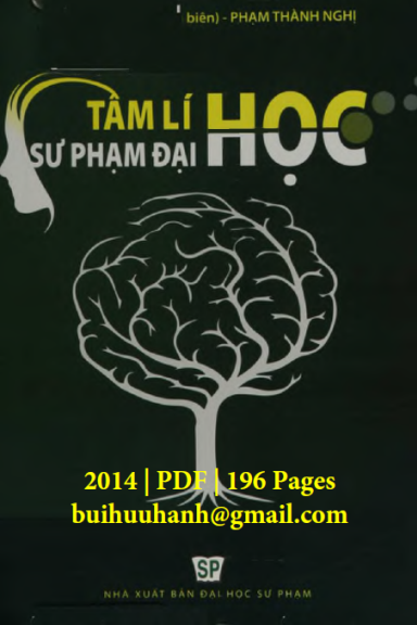 Tâm Lí Học Sư Phạm Đại Học (NXB Đại Học Sư Phạm 2014) - Nguyễn Thạc, 196 Trang