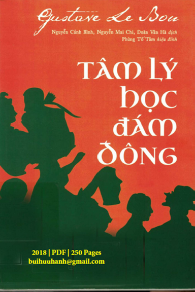 Tâm Lý Học Đám Đông (NXB Thế Giới 2018) - Gustave Le Bon, 250 Trang