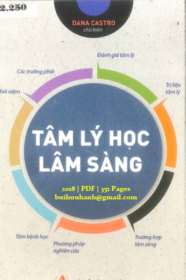 Tâm Lý Học Lâm Sàng (NXB Tri Thức 2018) - Dana Castro, 351 Trang