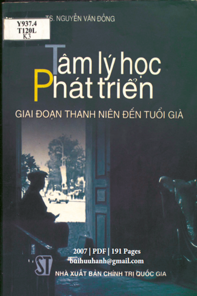 Tâm Lý Học Phát Triển (NXB Chính Trị 2007) - Nguyễn Văn Đồng, 191 Trang