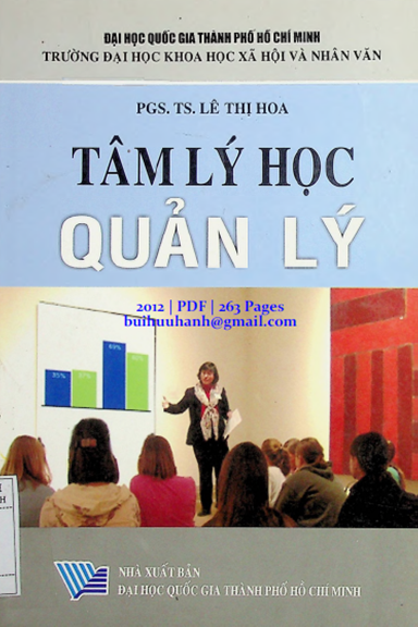 Tâm Lý Học Quản Lý (NXB Đại Học Quốc Gia 2012) - Lê Thị Hoa, 263 Trang