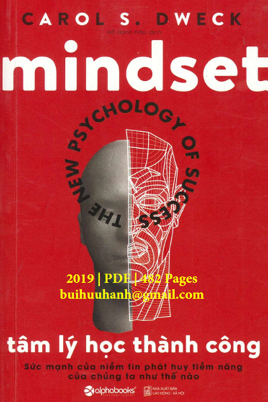 Tâm Lý Học Thành Công (NXB Lao Động Xã Hội 2019) - Carol S. Dweck, 482 Trang