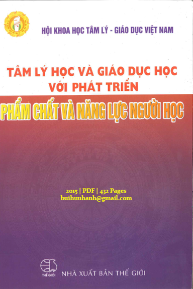 Tâm Lý Học Và Giáo Dục Học Với Phát Triển Phẩm Chất Và Năng Lực Người Học - Nguyễn Ngọc Phú