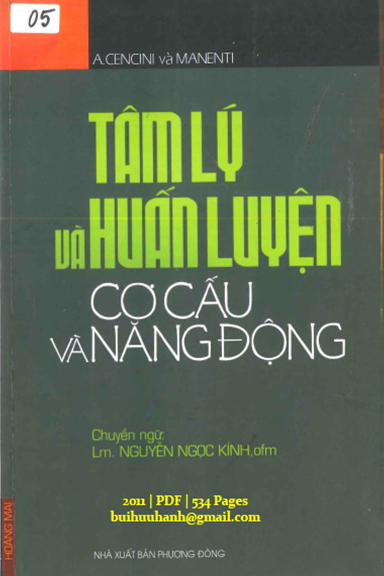 Tâm Lý Và Huấn Luyện Cơ Cấu Và Năng Động (NXB Phương Đông 2011) - A. Cencini, 534 Trang