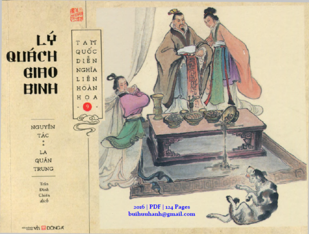 Tam Quốc Diễn Nghĩa Liên Hoàn Họa Tập 9-Lý-Quách Giao Minh (NXB Văn Học 2016) - La Quán Trung