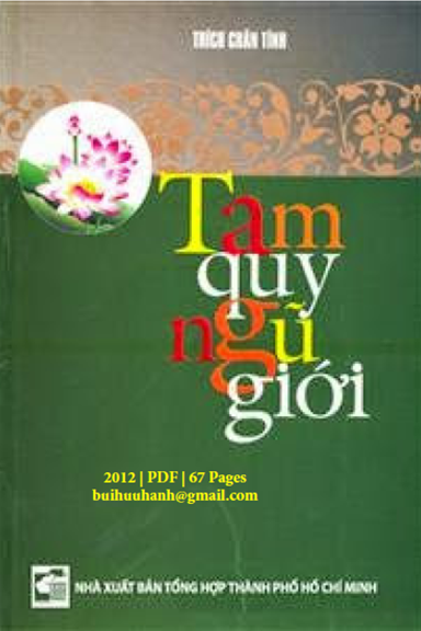 Tam Quy Ngũ Giới (NXB Tổng Hợp 2012) - Thích Chân Tính, 67 Trang