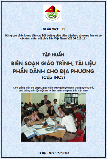 Tập Huấn Biên Soạn Giáo Trình, Tài Liệu Phần Dành Cho Địa Phương - Nhiều Tác Giả, 113 Trang