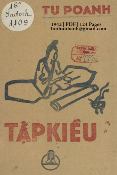 Tập Kiều (NXB Nguyễn Du 1942) - Tú Poanh, 124 Trang