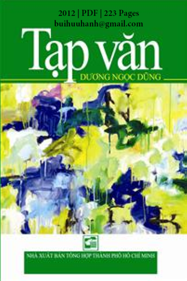 Tạp Văn (NXB Tổng Hợp 2012) - Dương Ngọc Dũng, 223 Trang