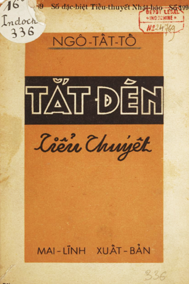 Tắt Đèn (NXB Mai Lĩnh 1939) - Ngô Tất Tố, 180 Trang