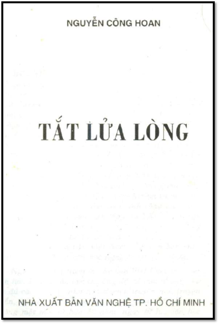 Tắt Lửa Lòng (NXB Văn Nghệ 1998) - Nguyễn Công Hoan, 212 Trang