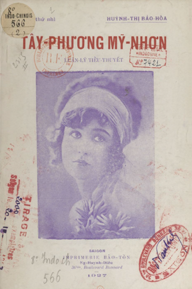Tây Phương Mỹ Nhơn Cuốn 2 (NXB Bảo Tồn 1927) - Huỳnh Thị Bảo Hòa, 44 Trang