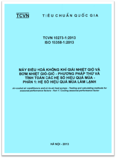 TCVN 10273-1-2013-ISO - Máy Điều Hòa Không Khí Giải Nhiệt Gió Và Bơm Nhiệt Gió-Gió - Phương Pháp Thử