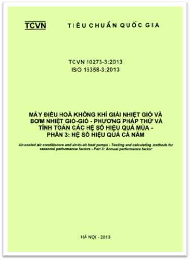 TCVN 10273-3-2013-ISO - Máy Điều Hòa Không Khí Giải Nhiệt Gió Và Bơm Nhiệt Gió-Gió - Phương Pháp Thử