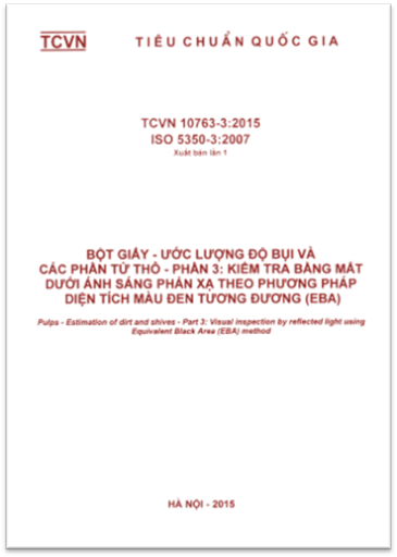 TCVN 10763-3-2015-ISO - Bột Giấy - Ước Lượng Độ Bụi Và Các Phần Tử Thô - Phần 3 Kiểm Tra Bằng Mắt