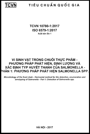 TCVN 10780-1-2017-ISO - Vi Sinh Vật Trong Chuỗi Thực Phẩm - Phương Pháp Phát Hiện, Định Lượng