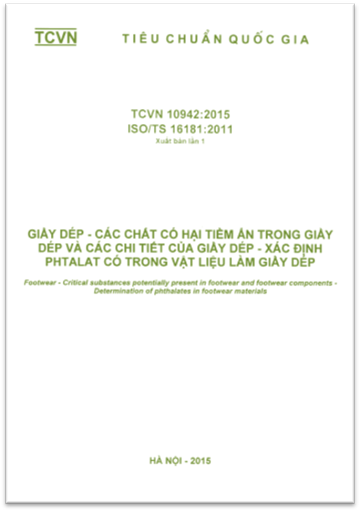 TCVN 10942-2015-ISO - Giầy Dép - Các Chất Có Hại Tiềm Ẩn Trong Giầy Dép Và Các Chi Tiết Của Giầy Dép