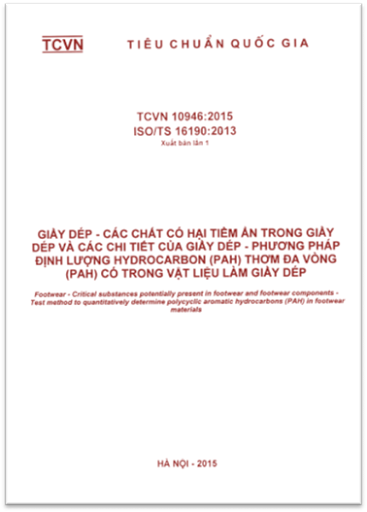 TCVN 10946-2015-ISO - Giầy Dép - Các Chất Có Hại Tiềm Ẩn Trong Giầy Dép Và Các Chi Tiết Của Giầy Dép