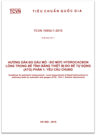TCVN 10954-1-2015 - Hướng Dẫn Đo Dầu Mỏ - Đo Mức Hydrocacbon Lỏng Trong Bể Tĩnh Bằng Thiết Bị Đo Bể