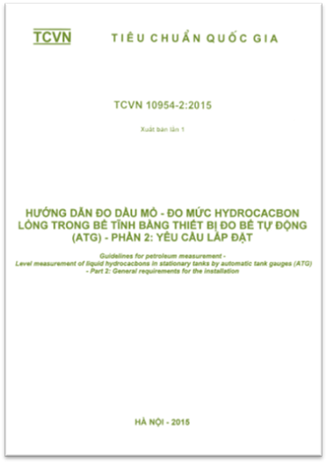 TCVN 10954-2-2015 - Hướng Dẫn Đo Dầu Mỏ - Đo Mức Hydrocacbon Lỏng Trong Bể Tĩnh Bằng Thiết Bị Đo Bể