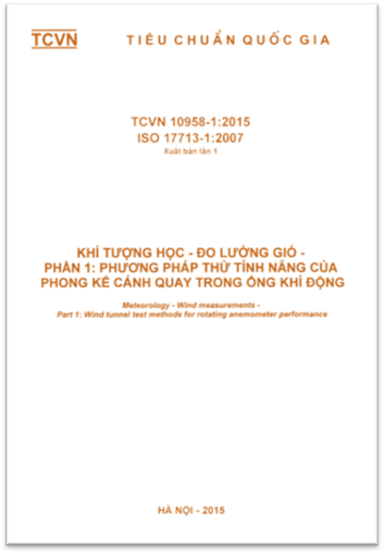 TCVN 10958-1-2015-ISO - Khí Tượng Học - Đo Lường Gió - Phần 1: Phương Pháp Thử Tính Năng