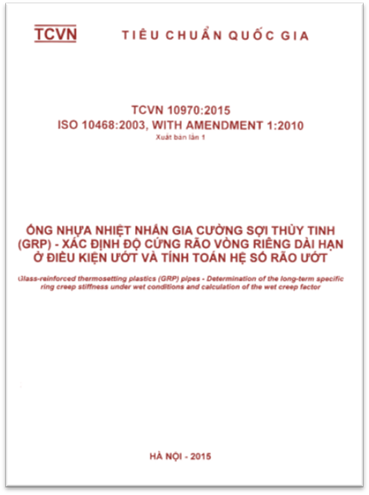 TCVN 10970-2015-ISO - Ống Nhựa Nhiệt Rắn Gia Cường Sợi Thủy Tinh (GRP) - Xác Định Độ Cứng Rão Vòng