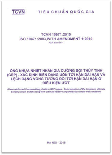 TCVN 10971-2015-ISO - Ống Nhựa Nhiệt Rắn Gia Cường Sợi Thủy Tinh (GRP) - Xác Định Biến Dạng Uốn