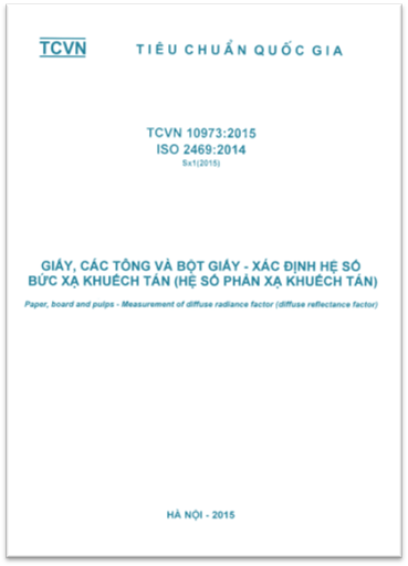 TCVN 10973-2015-ISO - Giấy, Các Tông Và Bột Giấy - Xác Định Hệ Số Bức Xạ Khuếch Tán