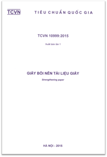 TCVN 10999-2015 - Giấy Bồi Nền Tài Liệu Giấy