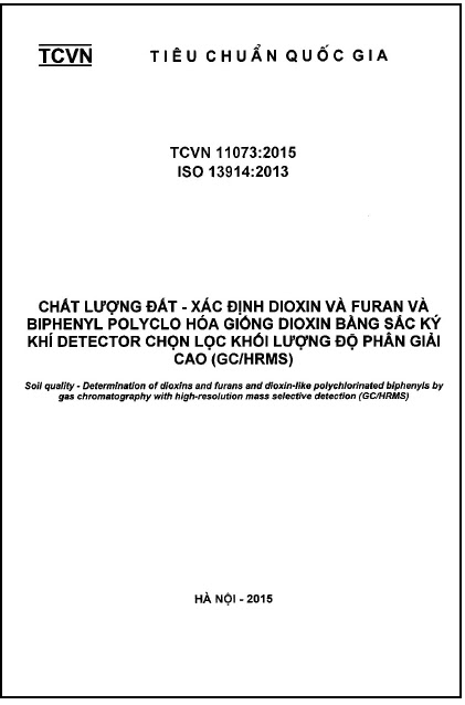 TCVN 11073-2015-ISO - Chất Lượng Đất - Xác định Dioxin Và Furan Và Biphenyl Polyclo Hóa