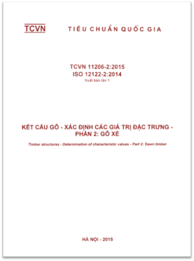 TCVN 11206-2-2015-ISO - Kết Cấu Gỗ - Xác Định Các Giá Trị Đặc Trưng - Phần 2 Gỗ Xẻ